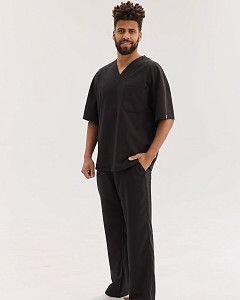 Медицинский костюм мужской Чикаго черный