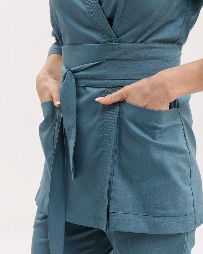 Медичний костюм жіночий Сеул нефритовий 5