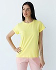 Медична футболка жіноча Модерн жовта