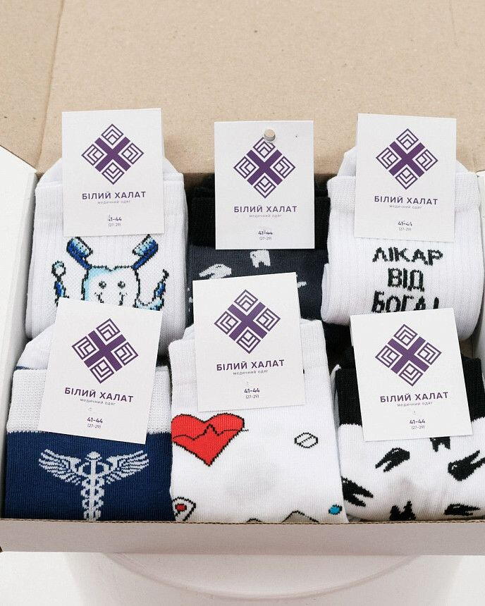 Набор мужских медицинских носков "Dentist Box" - 6 пар 2