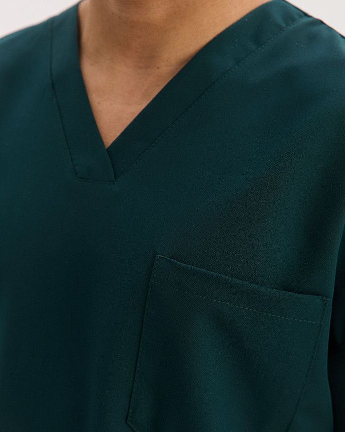 Медицинский костюм мужской Чикаго темно-зеленый 5