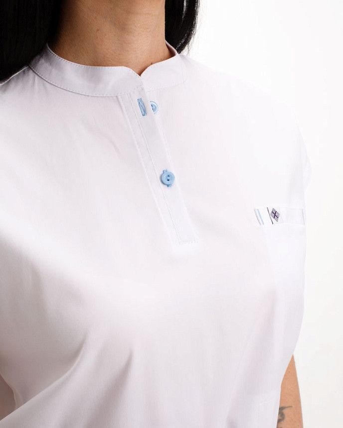 Медичний костюм жіночий Сідней білий (уцінка/брак) 4