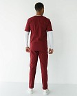 Комплект: медичний костюм чоловічий Марсель + медичний лонгслів чоловічий #2 2