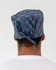 Медична класична шапочка на зав'язках з принтом KT 2