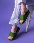Взуття медичне жіноче шльопанці Coqui Tora оливковий 2