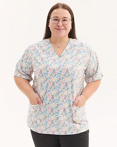 Медична сорочка жіноча Аризона принт Kids +SIZE
