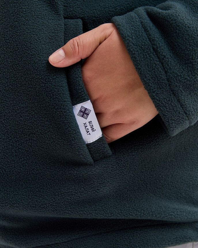 Медицинская кофта женская флисовая Финляндия темно-зеленая +SIZE 6 Белый халат Медицинская кофта женская флисовая Финляндия темно-зеленая +SIZE 6