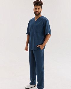 Медицинский костюм мужской Чикаго синий