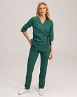 Медичний костюм жіночий Шанхай зелений 9