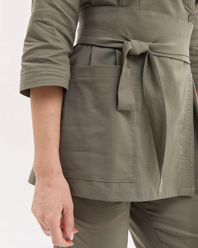 Медичний костюм жіночий Сеул оливковий 5