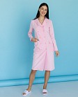 Медичний халат жіночий Моніка світло-рожевий 9