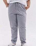 Медицинские женские брюки Торонто серые +SIZE