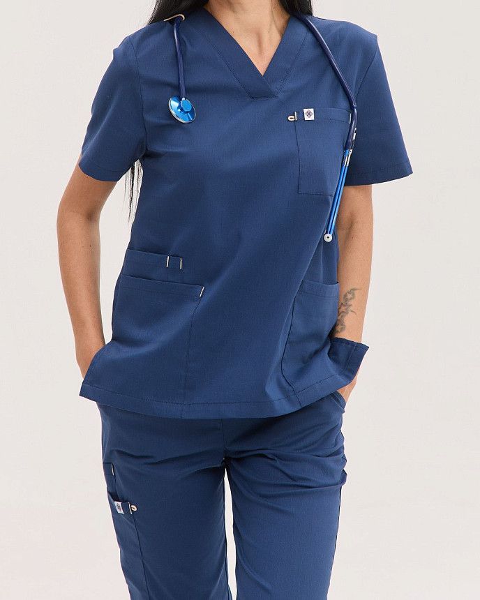 Медичний костюм жіночий Бристоль синій 6