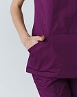 Медична сорочка жіноча Топаз фіолетова 5