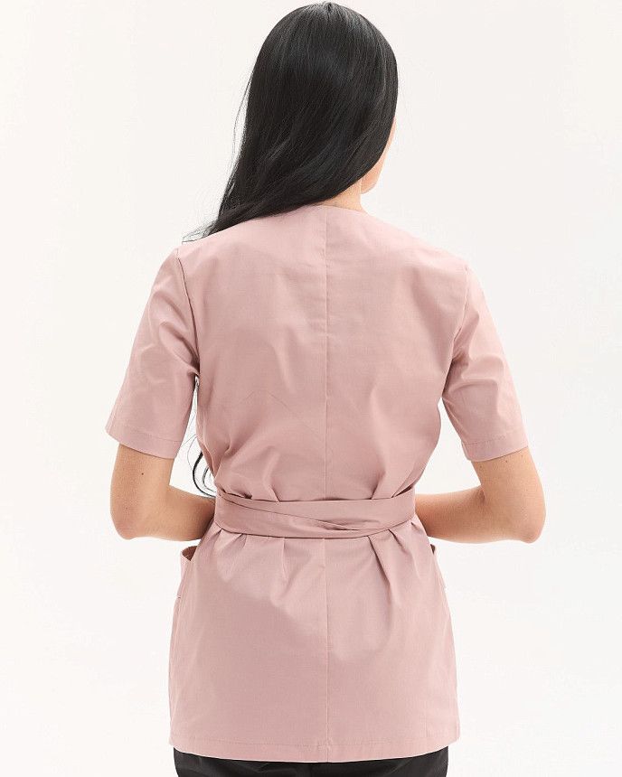 Медицинская рубашка женская Киото светло-лиловая 3