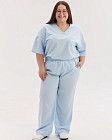 Медичний костюм жіночий Чикаго світло-блакитний +SIZE 2