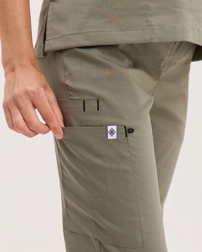 Медичний костюм жіночий Бристоль оливковий 8