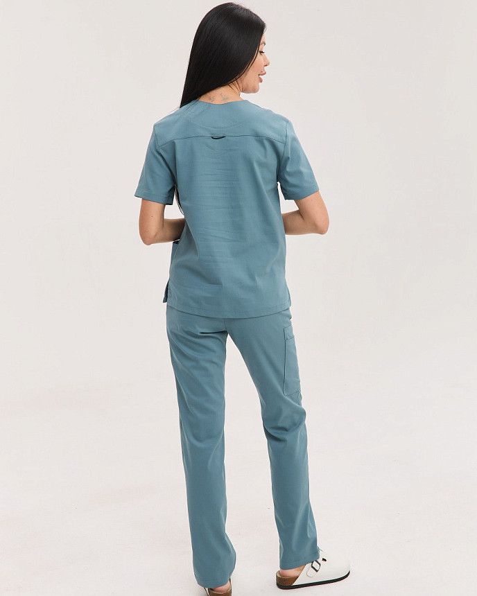 Медицинский костюм женский Бристоль нефритовый 3