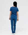 Медицинский костюм женский Марсель синий 2