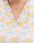 Медицинская рубашка женская Топаз принт Sun NEW +SIZE 4