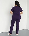 Медичний костюм жіночий Ріо фіолетовий +SIZE 2