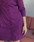 Медичний халат жіночий Сакура фіолетовий 4