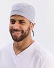 Медицинская классическая шапочка на завязках серая (Elite Stretch) 2