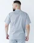 Медицинская рубашка мужская Денвер серая 3
