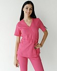 Медицинский костюм женский Рио розовый 2