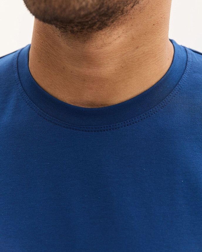 Медичний лонгслів чоловічий синій 3