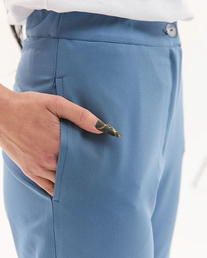 Медичні штани жіночі Саванна димчасто-блакитні 5