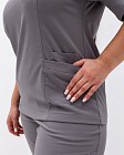 Медицинский костюм женский Аризона серый +SIZE 6