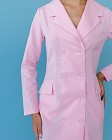 Медичний халат жіночий Моніка світло-рожевий 5