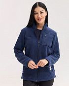 Медична кофта жіноча флісова Фінляндія синя