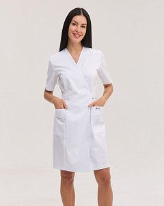 Медицинский халат женский Киото белый