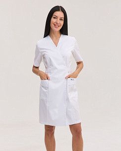 Медицинский халат женский Киото белый