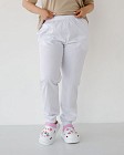 Медичні штани жіночі джогери білі +SIZE
