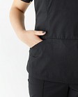 Медична сорочка жіноча Топаз чорна +SIZE 5