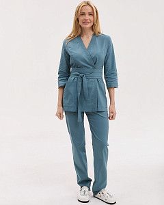 Медицинский костюм женский Сеул нефритовый