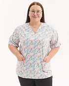 Медицинская рубашка женская Аризона принт Kids +SIZE