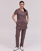 Медицинский костюм женский Вирджиния какао