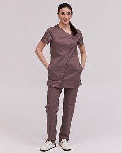 Медицинский костюм женский Вирджиния какао