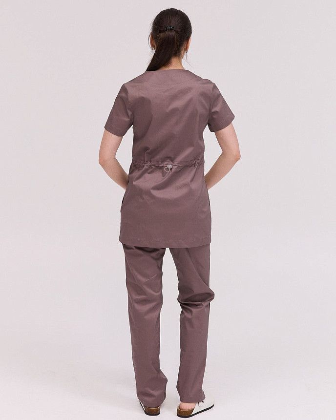 Медичний костюм жіночий Вірджинія какао 4