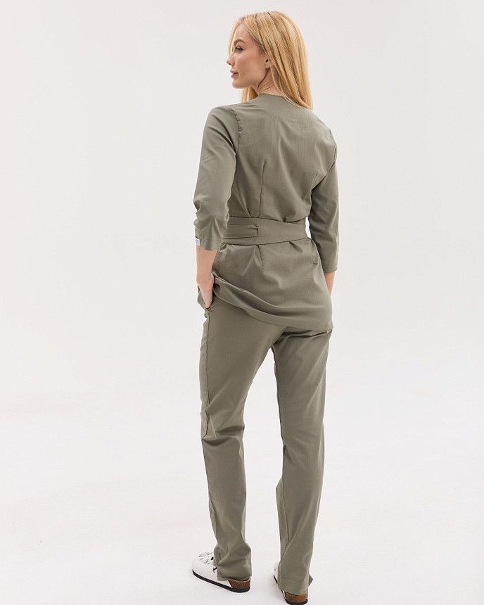 Медицинский костюм женский Сеул оливковый 3