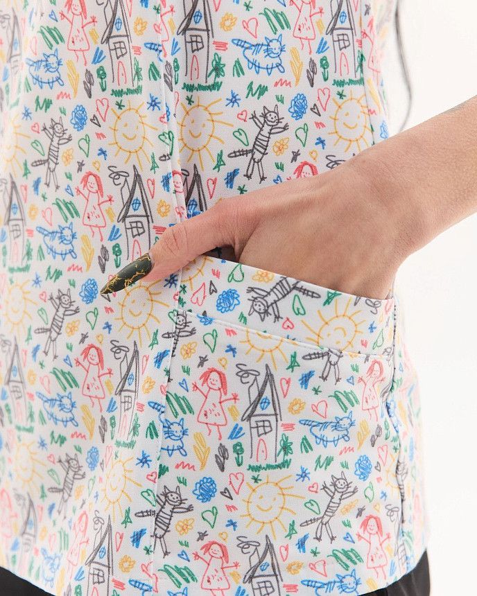 Медична сорочка жіноча Аризона принт Kids 4