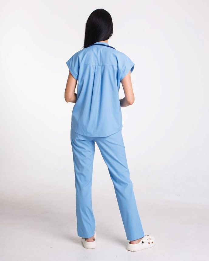 Медицинский костюм женский Сидней голубой (уценка/брак) 6