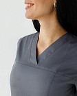 Медична сорочка жіноча Топаз темно-сіра 3