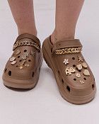 Медичні жіночі клоги бежеві PS Chain