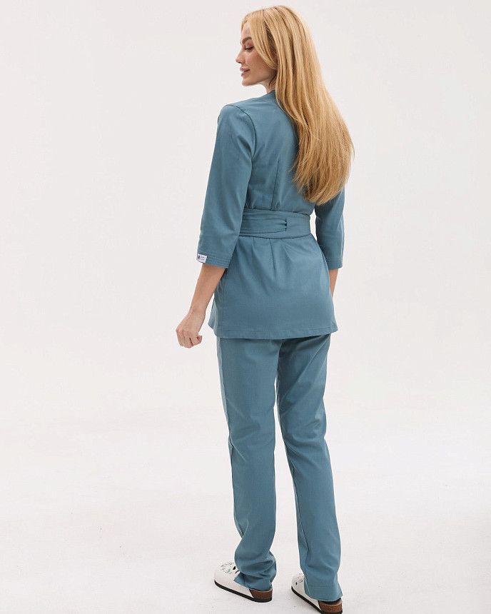 Медицинский костюм женский Сеул нефритовый 2