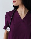Медицинский костюм женский Топаз фиолетовый 4